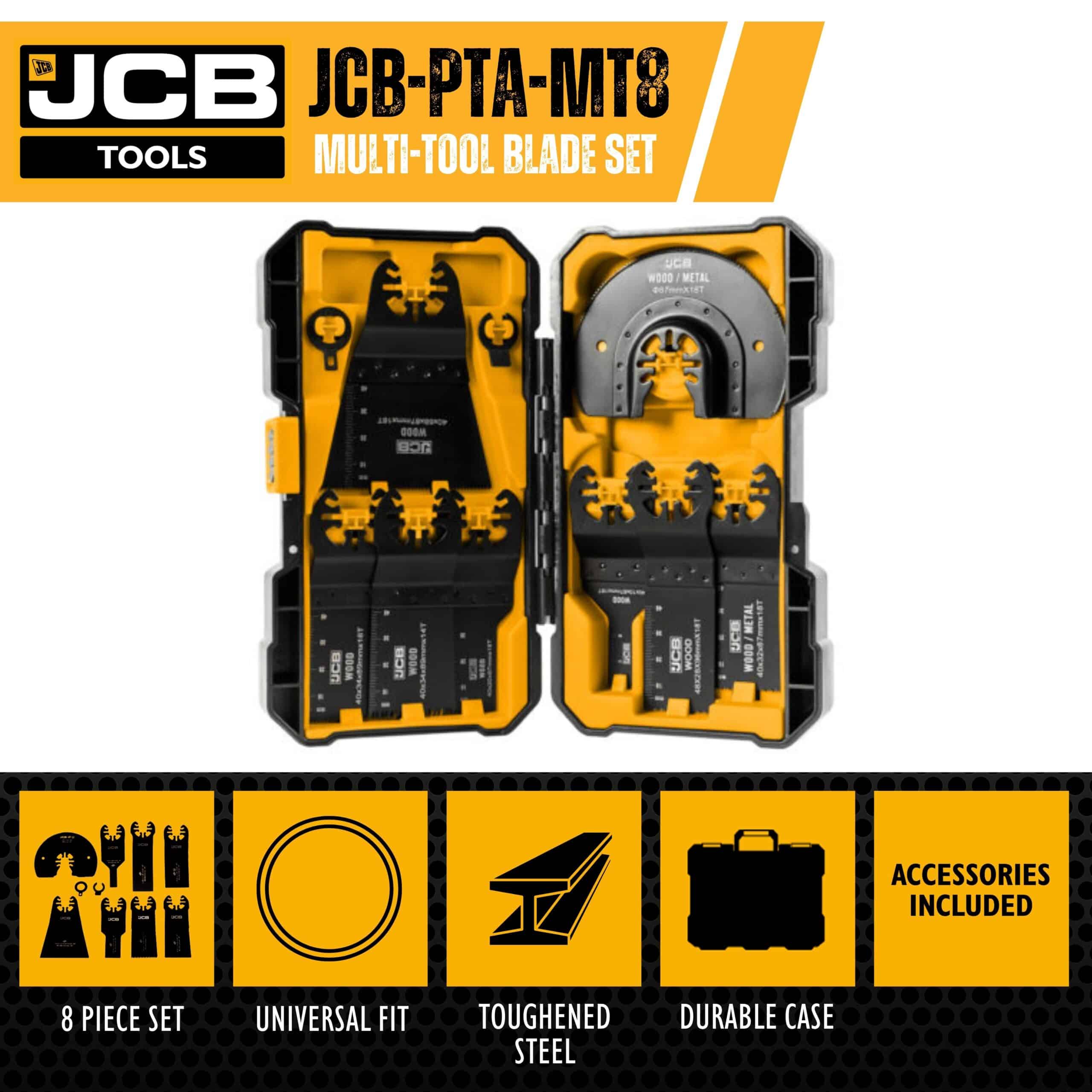 JCB 18V Accu Multitool Combi-set| 21-18MTB-SET – JCB Tools