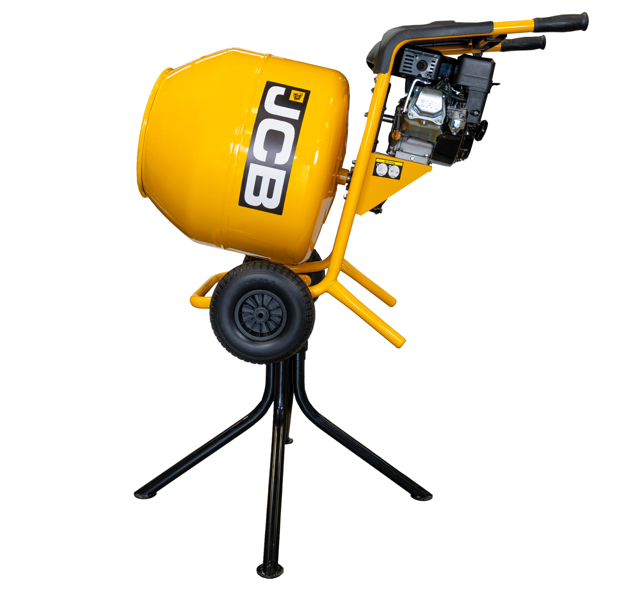 JCB Benzine 133cc 134L Naadgelaste Cementmixer 100L Werkcapaciteit | JCB-CM150P - Afbeelding 4