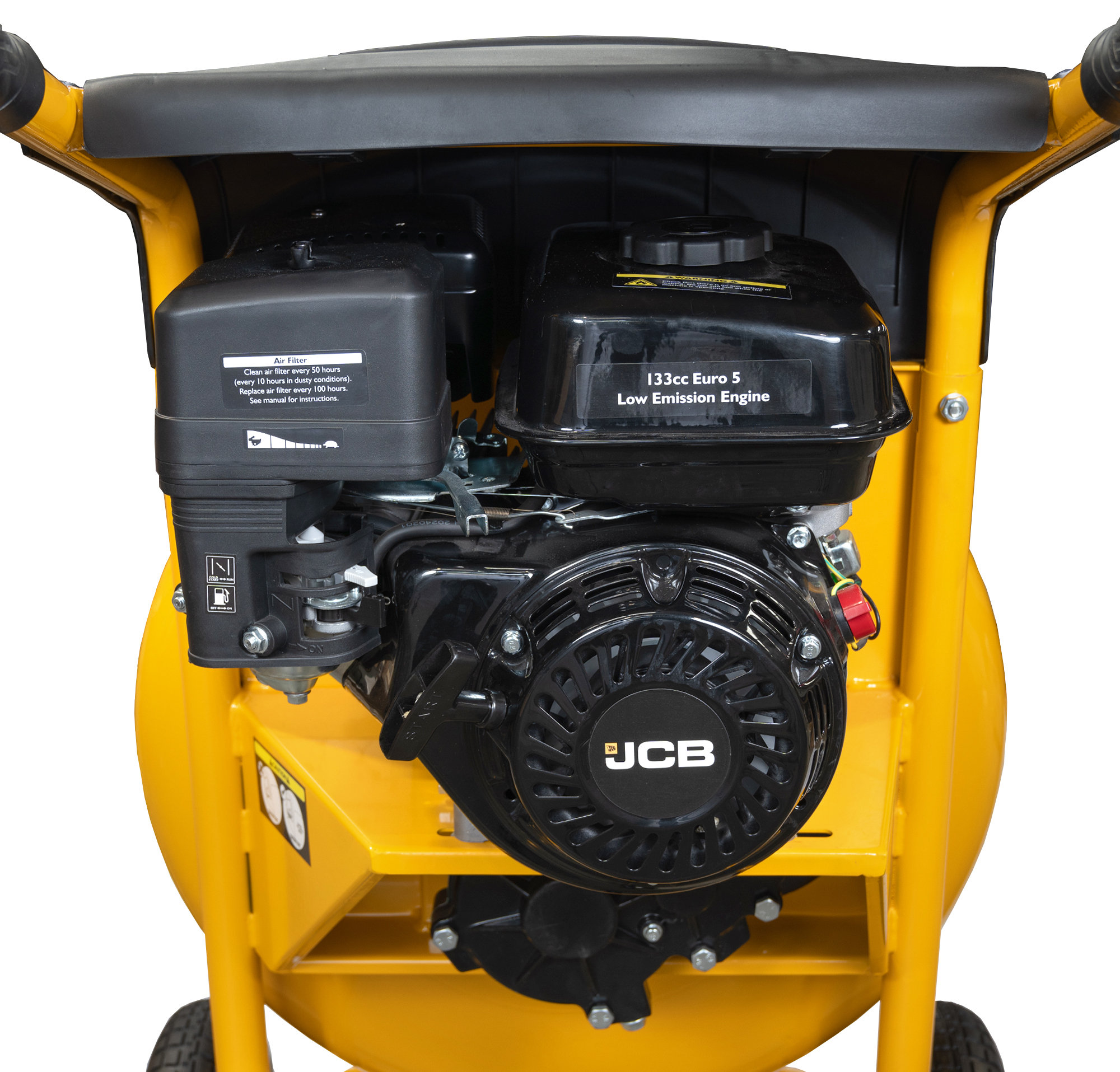 JCB Benzine 133cc 134L Naadgelaste Cementmixer 100L Werkcapaciteit | JCB-CM150P - Afbeelding 13
